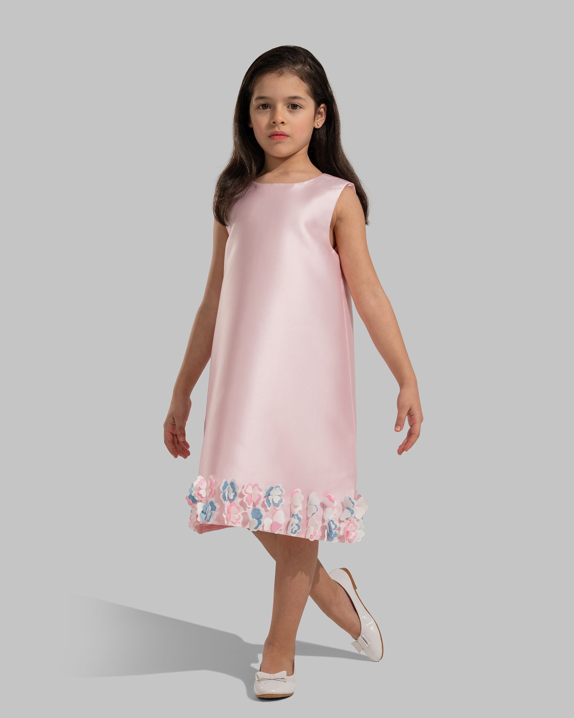 Floral Hem Shift Dress