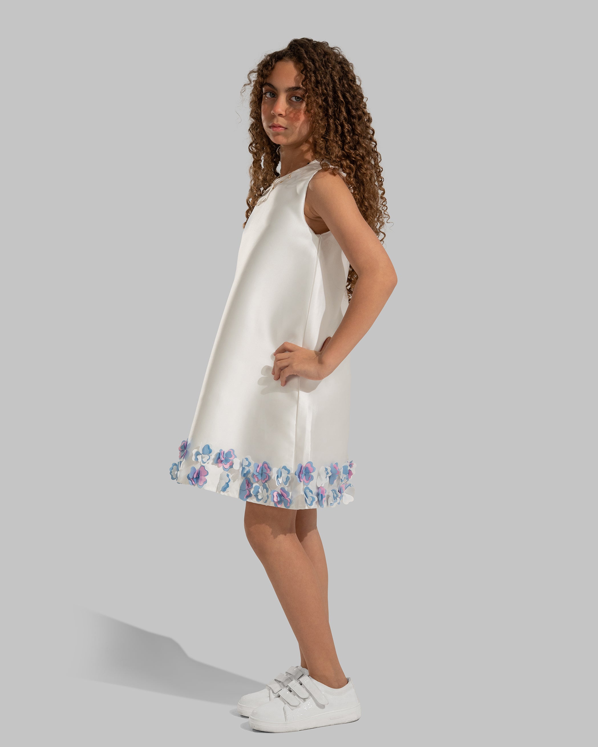 Floral Hem Shift Dress