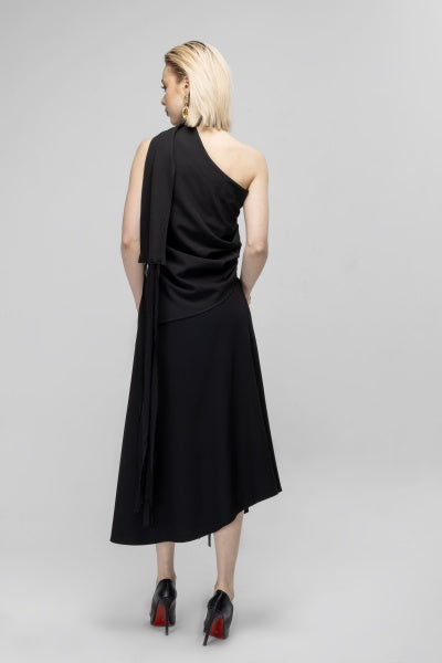 MIDI SKIRT WITH TIE WAIST