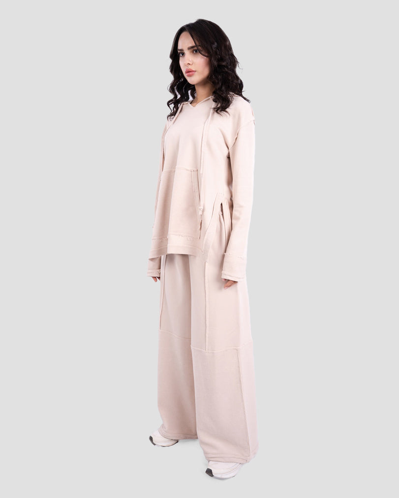 WIDE-LEG JOGGER PANTS