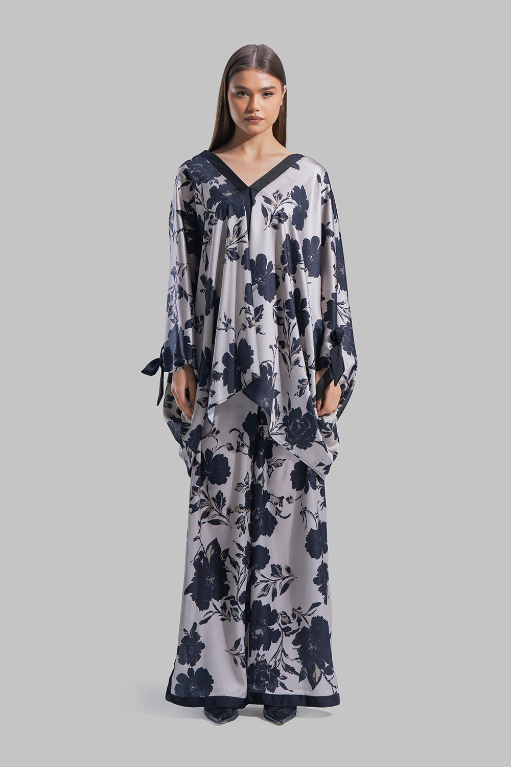 Floral V-Neck Blouse