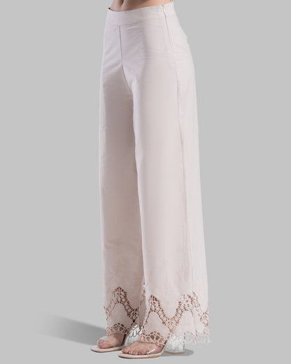 high -waist straight- leg pants